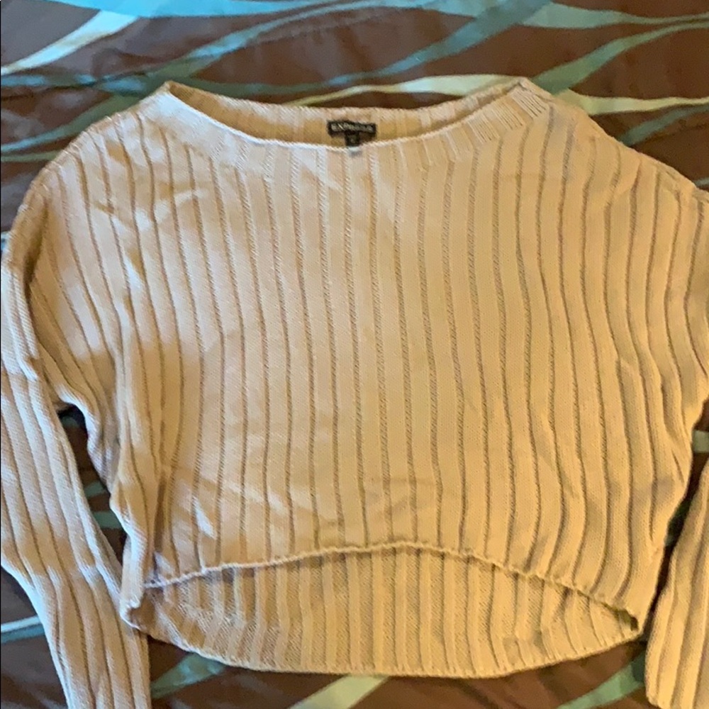 Express crop sweater